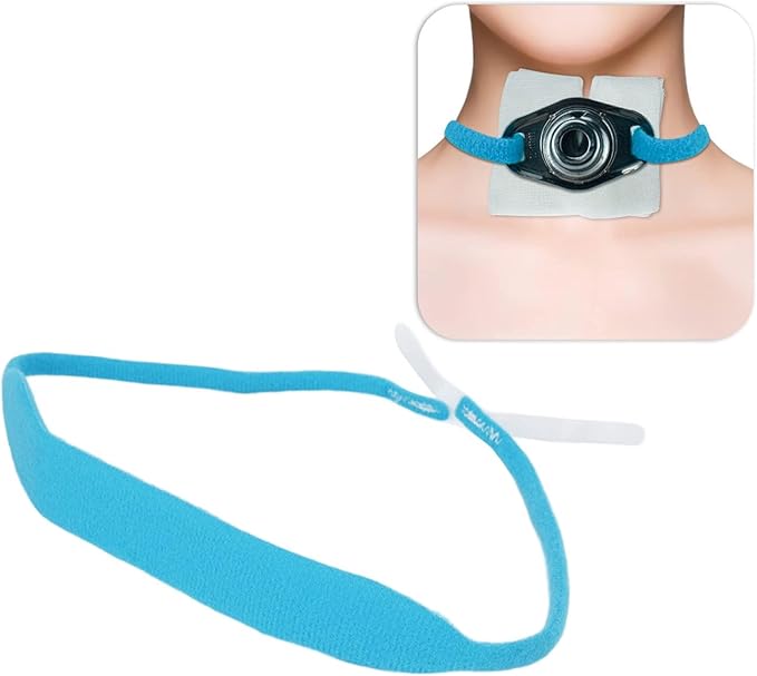 Tracheostomy Tube Holder, Tracheostomy Trach Tie, Reusable Trach Strap Hook and Loop Tracheostomy Ties(5 pcs)