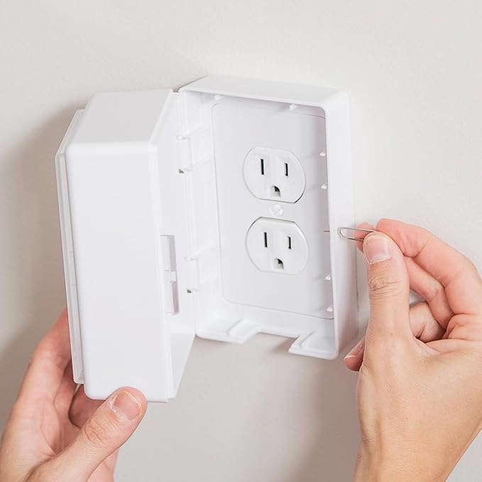 Award-Winning Child Proof Outlet Cover | Outlet Covers Baby Proof | Plug Covers BabyProof | Outlet Plug Cover | Wall Plug Baby Safety | Child Proofing Wall Protector | Plug Protectors