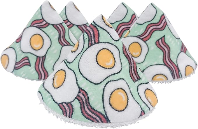 Pee Pee Teepee Bacon & Eggs 5 Pieces Baby boy Pee Shield Babyboy Essentials peepeeeteepee Baby boy Diaper Cover for Boys Teepee Pee Shield Pee Covers