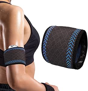 Diabetes Arm Band for Insulin Pod Monitoring Systems - Omnipod Dexcom Freestyle Libre - Protects Insulin Pod - Washable and Reusable Replace Adhesive Patches Tape (XS, Blue)